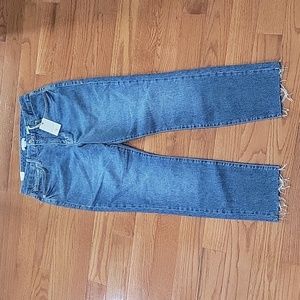 NWT Good Anerican Jeans Good Classic Raw Hem sz 10/30